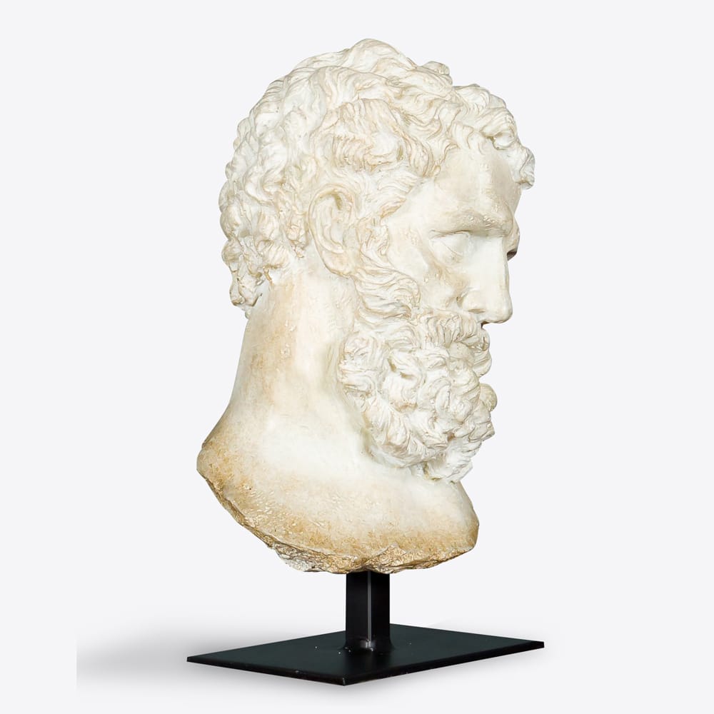 Hercules Bust on Stand