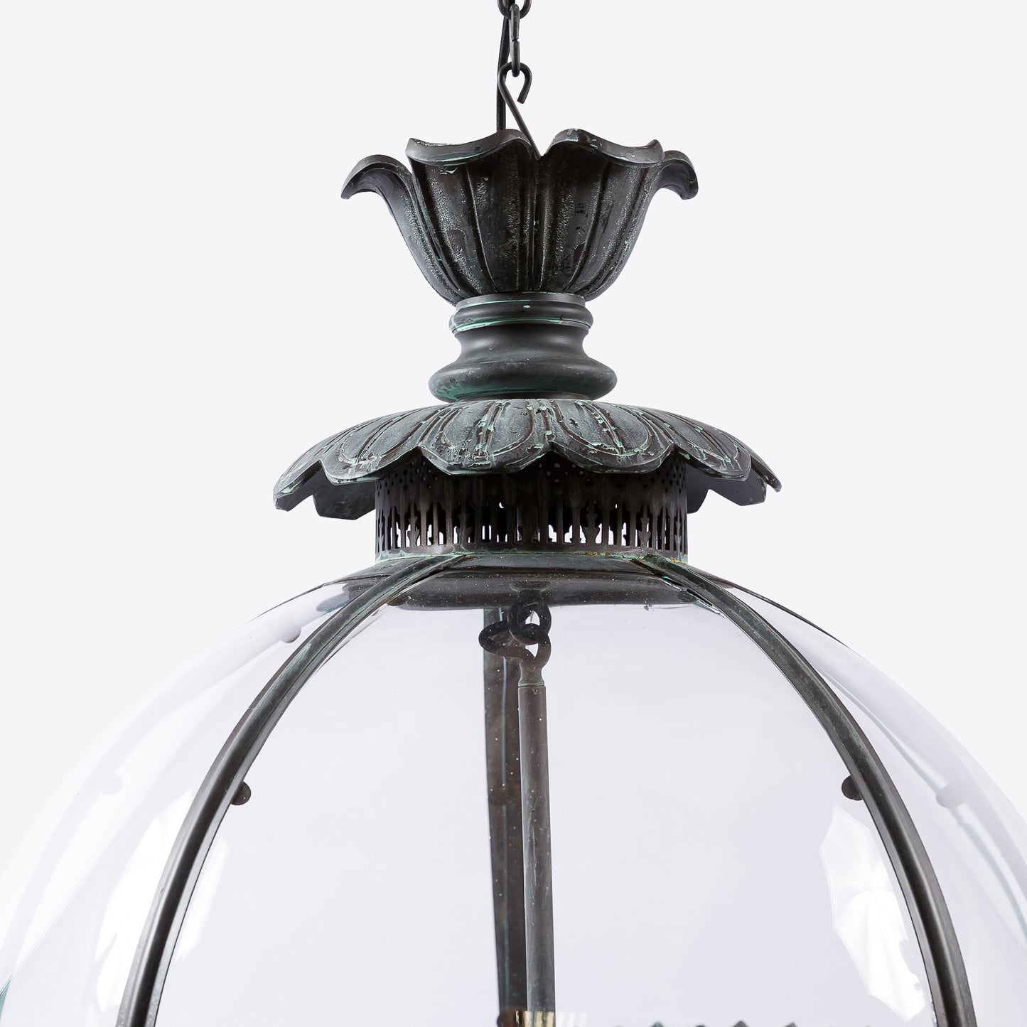 Grande Bronze Verdigris Byron Lantern