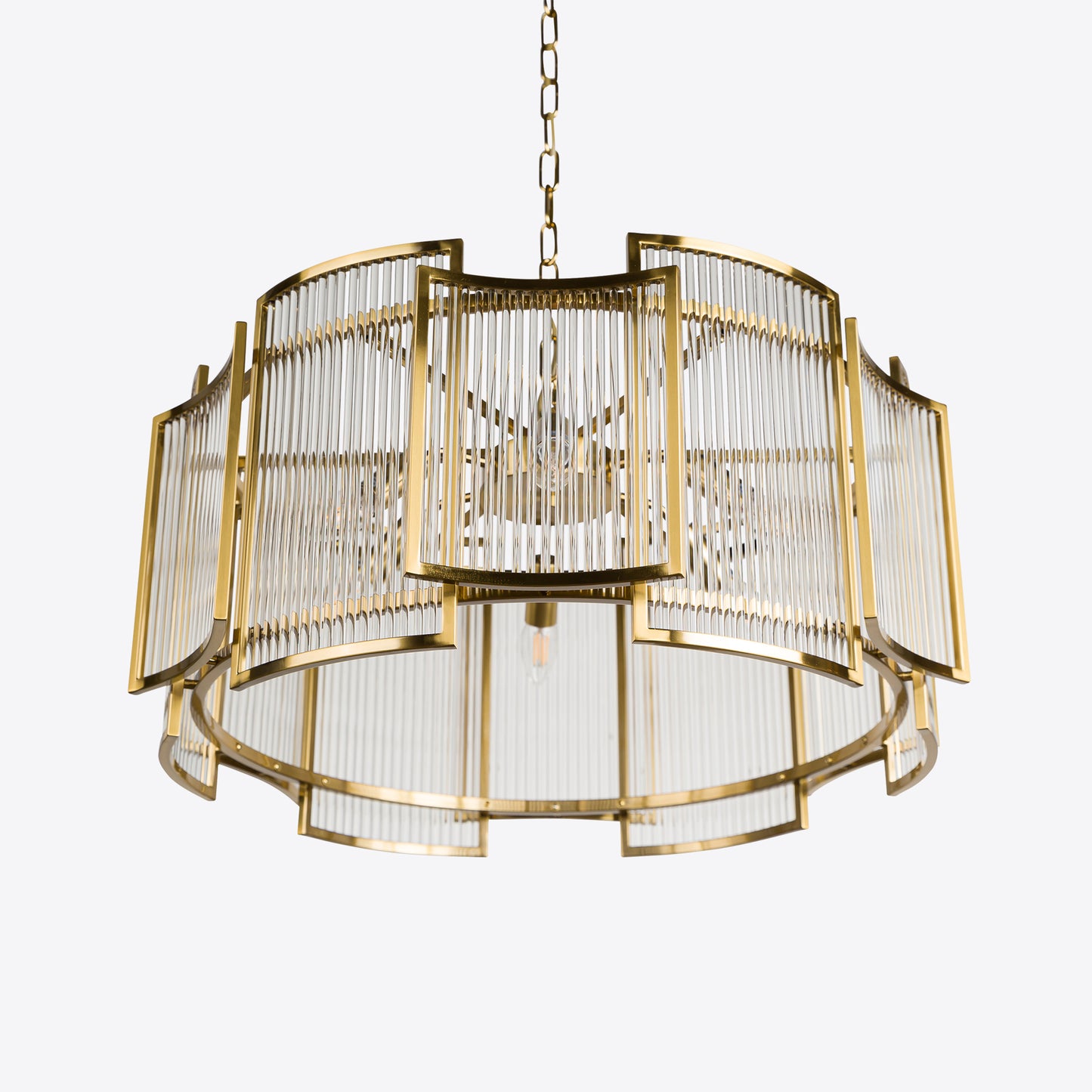 Brass Monte Carlo Large Chandelier