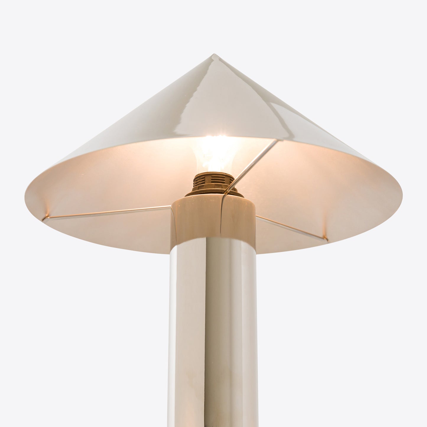 Structure Table Lamp B - Shiny Nickel