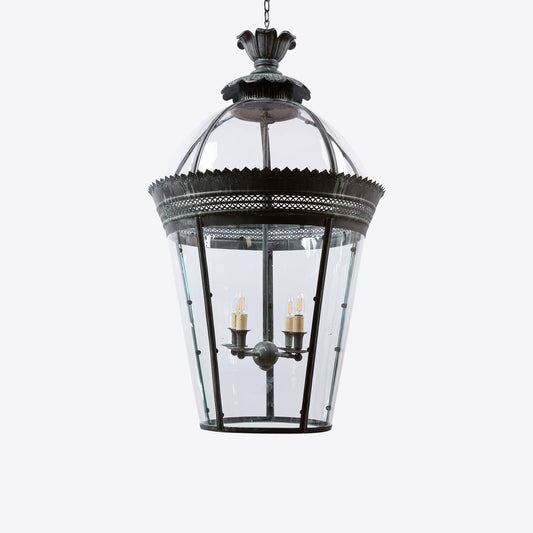 Grande Bronze Verdigris Byron Lantern