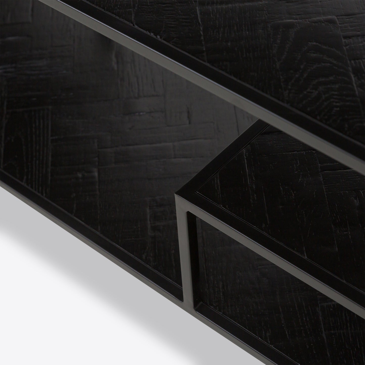 York Ebonised Oak Console