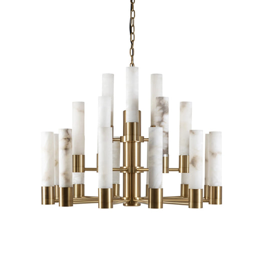 Orion Tiered Alabaster Sputnik Light