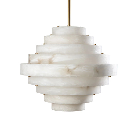 Large Neptune Alabaster Chandelier